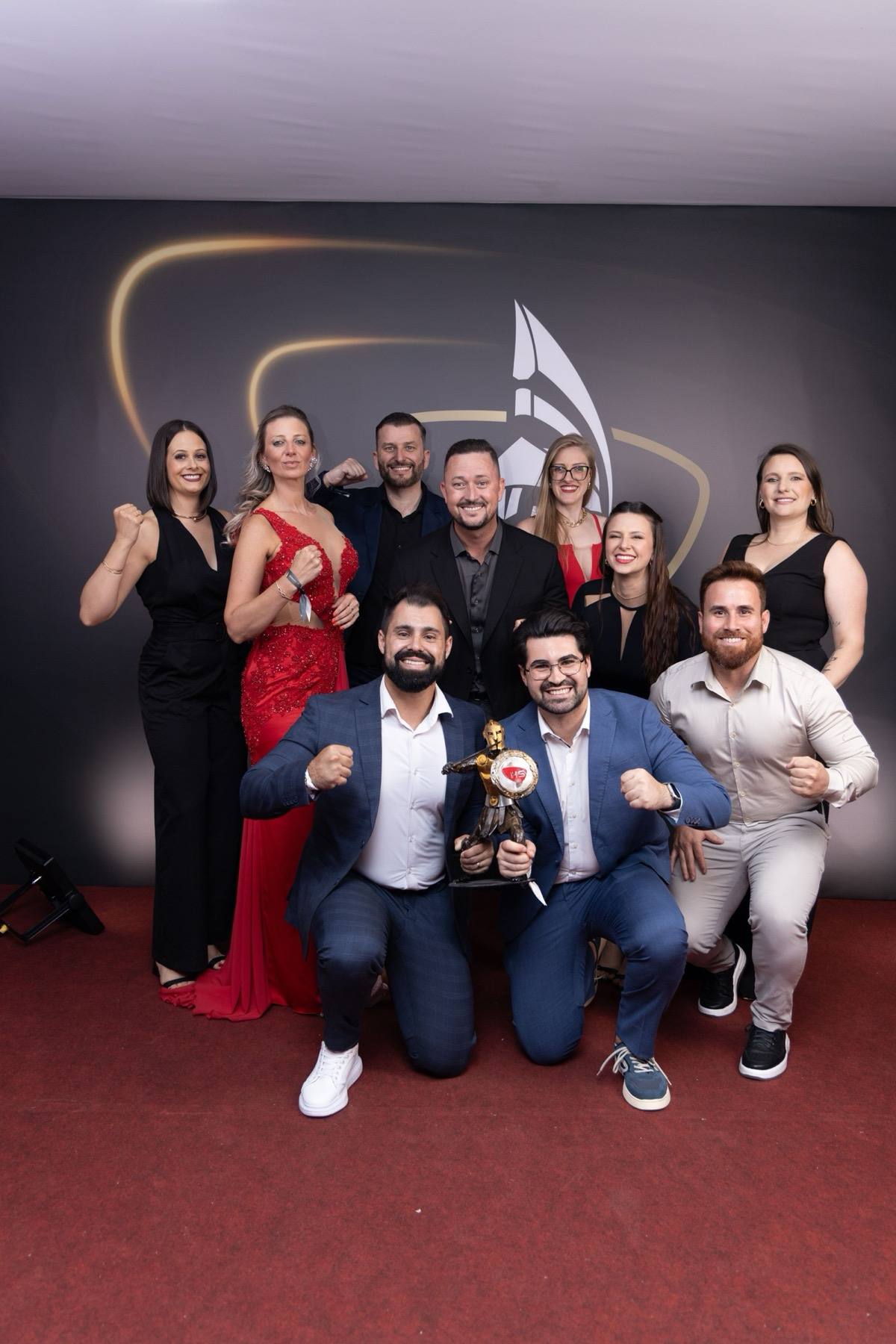 Equipe da Capitalizza premiada
